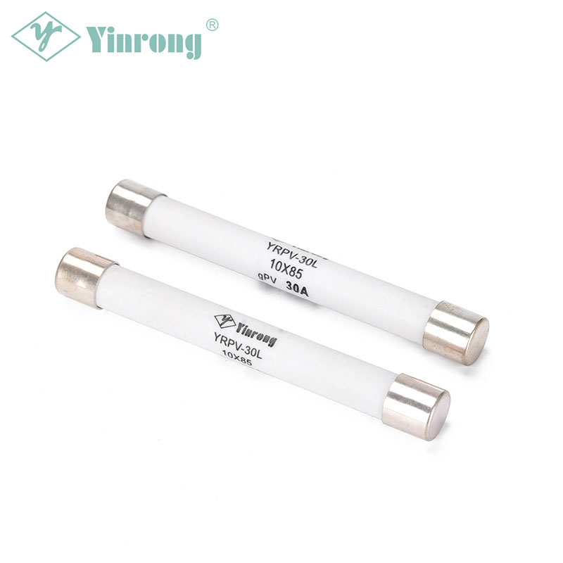 1000VDC 30A 10 × 85 มม. Solar PV Fuse Link